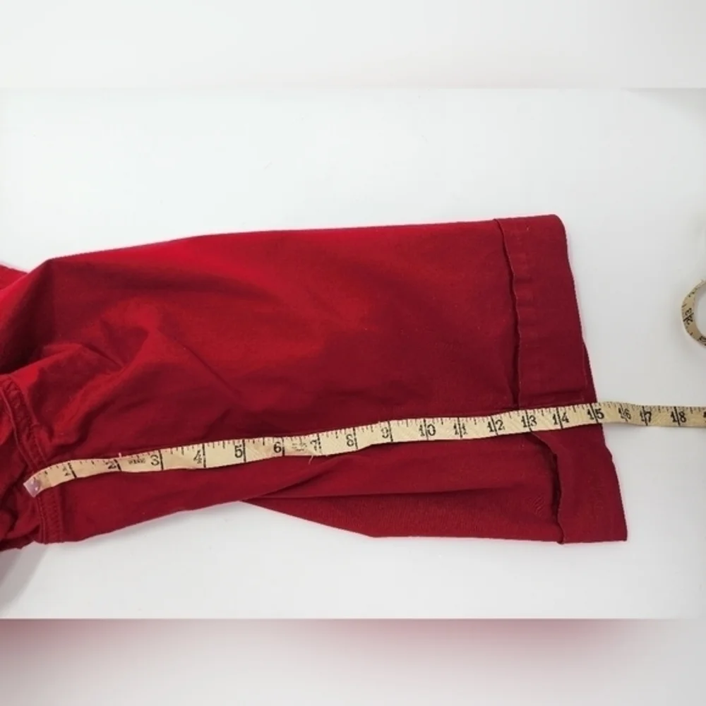 Venezia Women's Red Five‎ Pocket 15 Inch Inseam Shorts Size 14